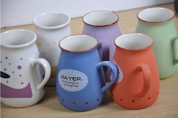Tasse en céramique de tasse de café, tasses en céramique personnalisées promotionnelles de logo