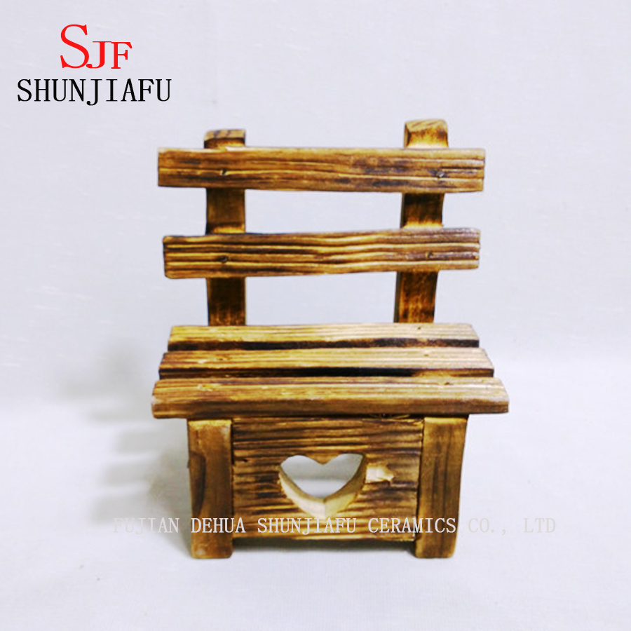 Jardinière en bois créative petites jardinières en bois pour plante succulente