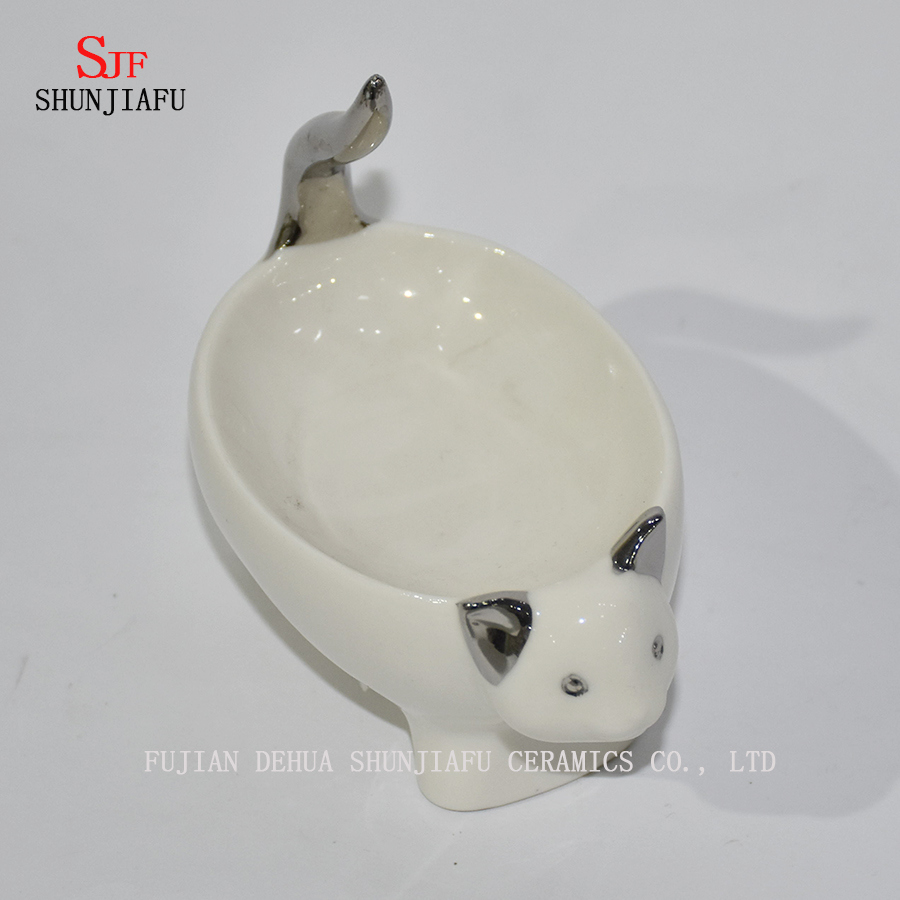 Porte-savon / assiette en céramique en forme d'éléphant