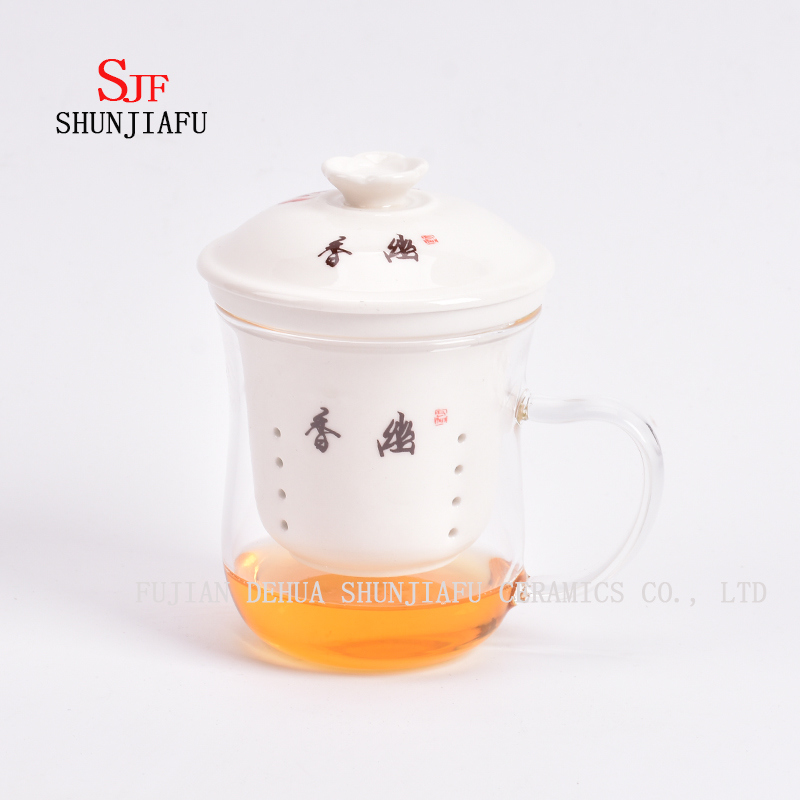 Plus de style et de couleurs Tasse de thé de fleur de ménage de bureau