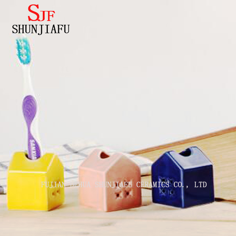 Porte-brosse à dents en céramique pour la décoration de la maison