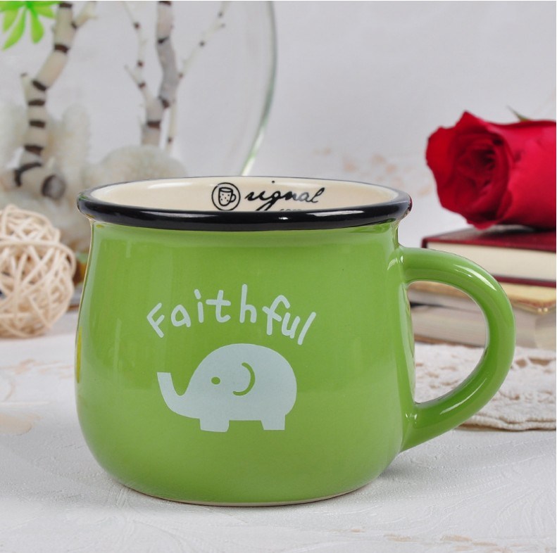 Tasse de petit-déjeuner Tasse à café Tasse à lait