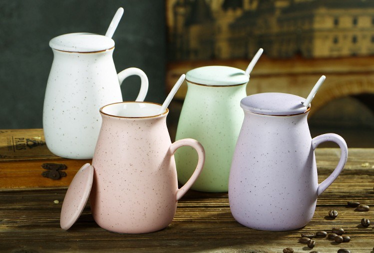 Tasse en céramique de tasse de café, tasses en céramique personnalisées promotionnelles de logo