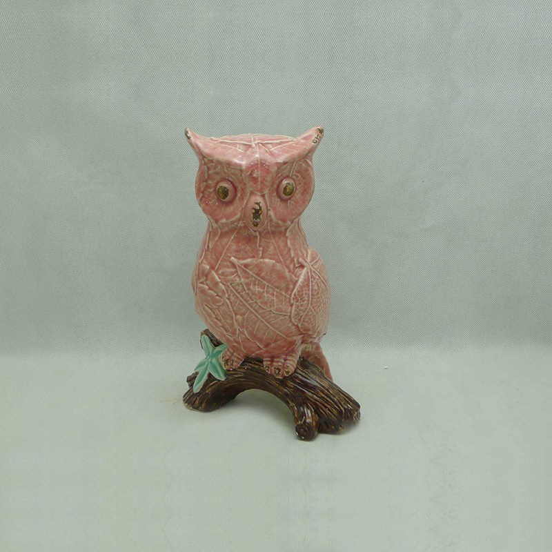 Ameublement de maison de hibou de support en céramique