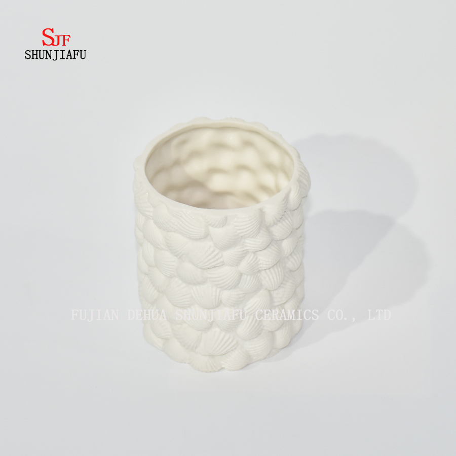 Ensemble d'accessoires de salle de bains en céramique blanche de 3 pièces /, gobelet, porte-savon et distributeur