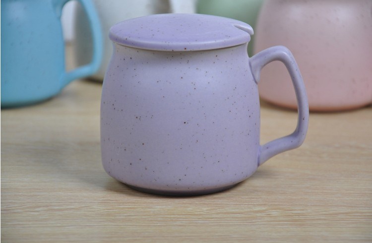 Tasse en céramique de petit-déjeuner en céramique pour le lait, tasse en porcelaine
