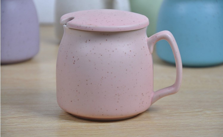 Tasse en céramique de petit-déjeuner en céramique pour le lait, tasse en porcelaine