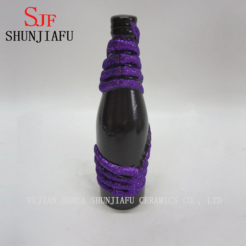 Bouteille de d&eacute;coration de maison de style d'embrayages du diable en c&eacute;ramique