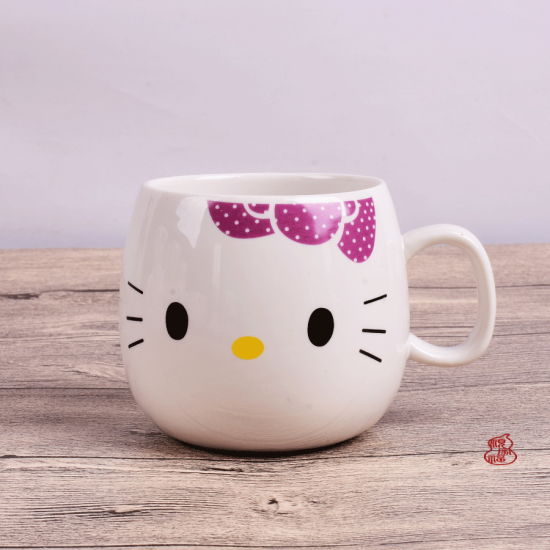 Tasse de petit déjeuner Tasse à café Tasse à lait Tasse d'expression de logo personnalisé