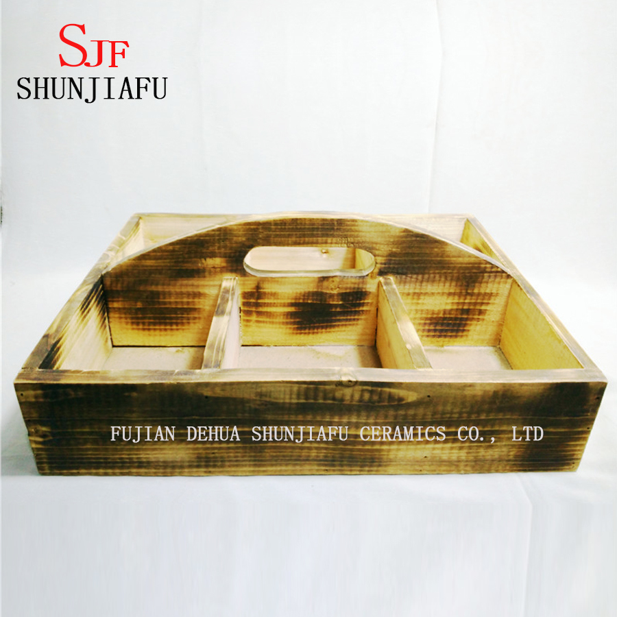 Jardini&egrave;re en bois cr&eacute;ative petites jardini&egrave;res en bois pour plante succulente