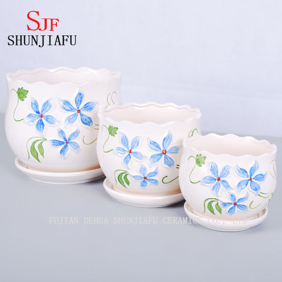 Pot de fleurs en céramique élégant et silencieux