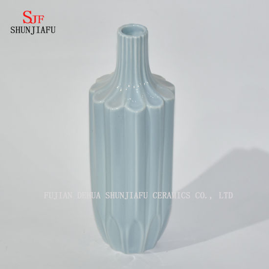 Ensemble de vase en céramique, différentes tailles, bleu, vert, lot de 2