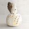 Petit support en céramique mignon de bougie d'écureuil pour la décoration de maison / bureau