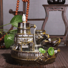 Lotus encensoir brûleur d'encens ornements en céramique
