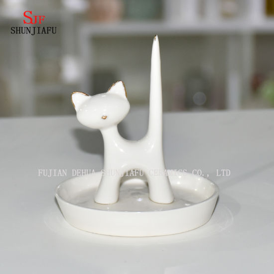 Bijoux Collier Anneau Boucle D'oreille Chat Support Affichage Organisateur Titulaire