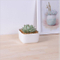 Table Table Basse Circulaire Grand Pot De Fleurs En Céramique Blanc