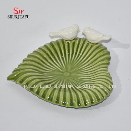 Assaisonnements en céramique polyvalents Assiettes à apéritif, Vaisselle en bol en porcelaine multicolore (forme de coeur)