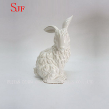 Décoration de figurine de lapin mignon en céramique