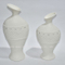 Vase de fleur de pichet d'eau de style moderne en céramique blanche / support décoratif de bouquet