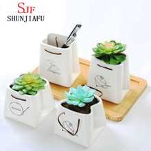 2017 nouveau design pot de fleurs, forme de cartable
