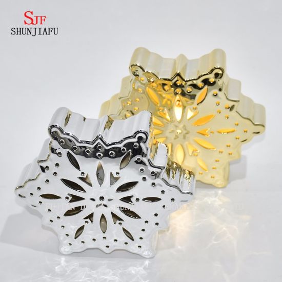 Bougeoir en céramique électrolytique par LED / cadeaux de vacances