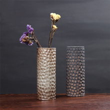 Vente en gros de haute qualité vitré décor à la maison décoration moderne vase à fleurs en céramique