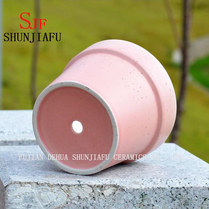 Macaron color&eacute; petit planteur succulent pot de fleurs en c&eacute;ramique d&eacute;coration de la maison