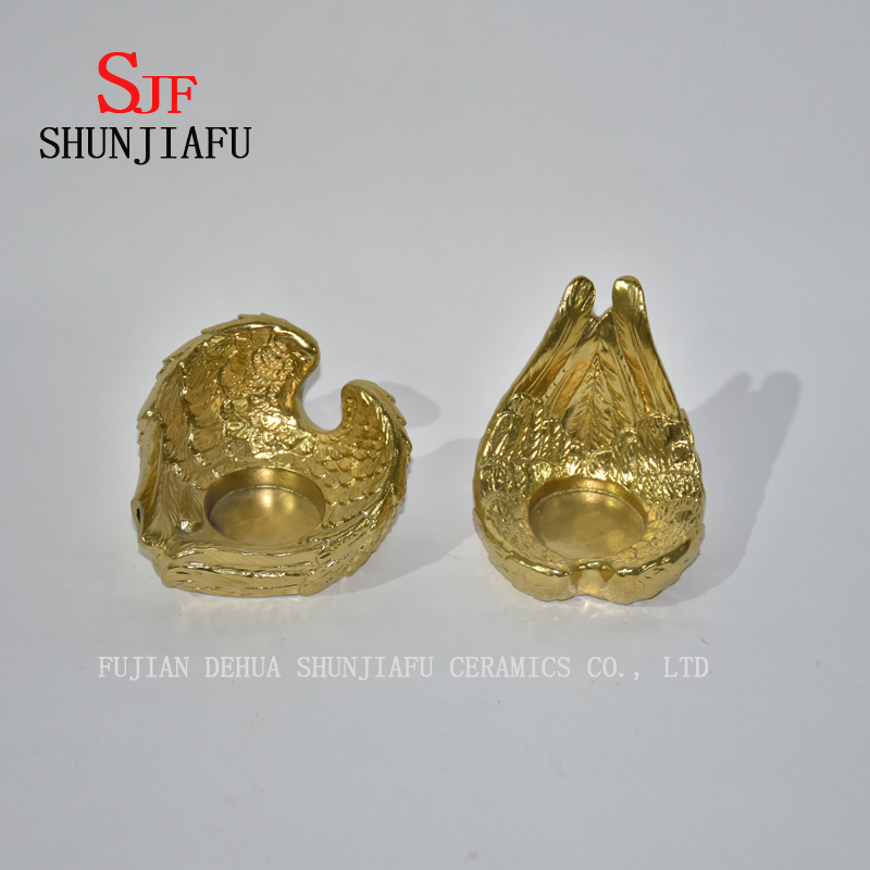 Ornements de chandelier en c&eacute;ramique d'ailes d'ange / Maison / D&eacute;corations de No&euml;l