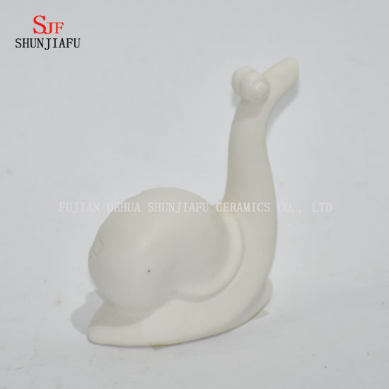 Très belle décoration en céramique de forme d'escargot / maison / bureau / hôtel / cadeau de Noël