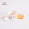 Filtre de doublure en céramique de tasse de fleur en verre résistant à la chaleur sur les tasses transparentes de bureau couvertes, 400 ml