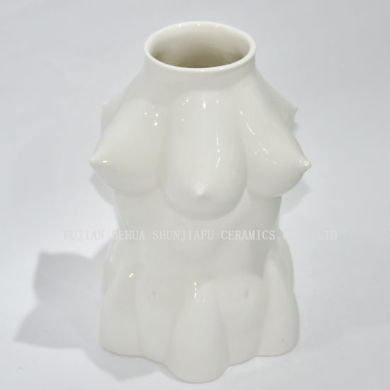 Originalité / gracieux / vase en céramique d'art corporel / pot de fleurs