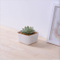 Table Table Basse Circulaire Grand Pot De Fleurs En Céramique Blanc