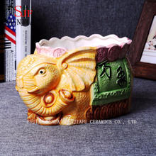 2017 mignon éléphant pot de fleurs plantes succulentes pot de fleurs planteur intérieur extérieur