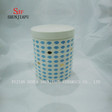Tasse à boire en porcelaine avec couvercle, tasses à café