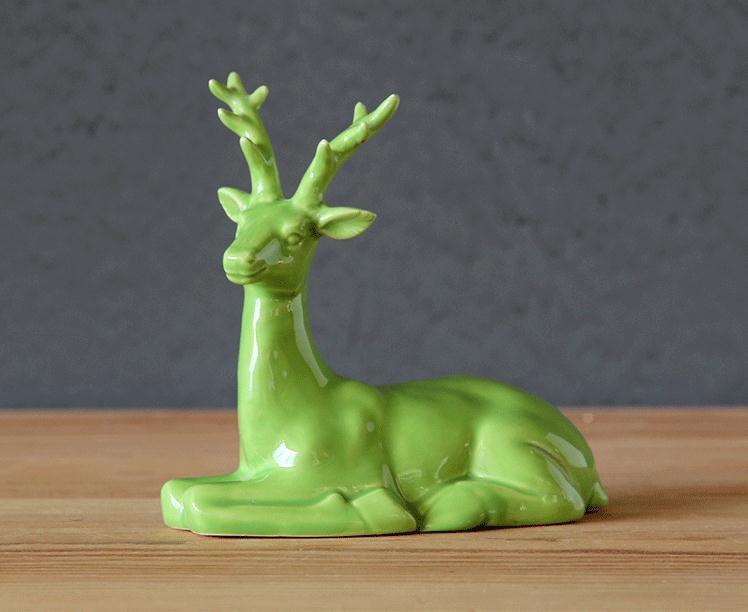 D&eacute;coration de salon cr&eacute;ative d'artisanat en c&eacute;ramique simple d&eacute;cor moderne de cabinet