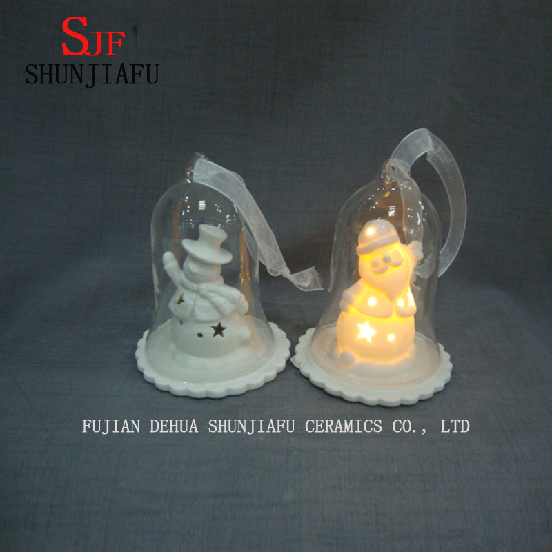 Couvercle d'ornement de d&ocirc;me en verre inspir&eacute; de l'apothicaire de No&euml;l du monde - C&eacute;ramique