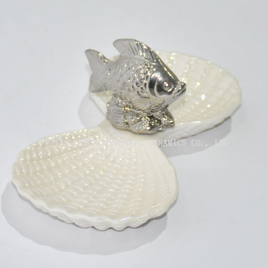 Poisson et forme d'étoile / double disque en céramique d'articles sanitaires