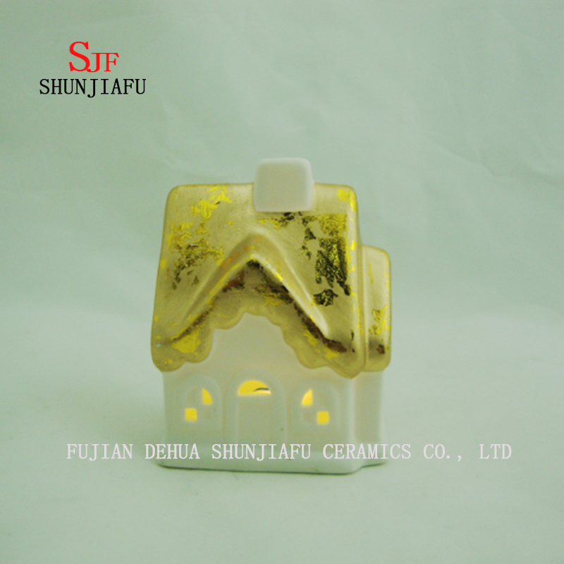 Petite Maison Bougeoirs Light House - Bougeoir en c&eacute;ramique - F