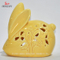 Little Yellow Rabbit Christmas Gifts & Decor Ensemble de bougeoirs en céramique