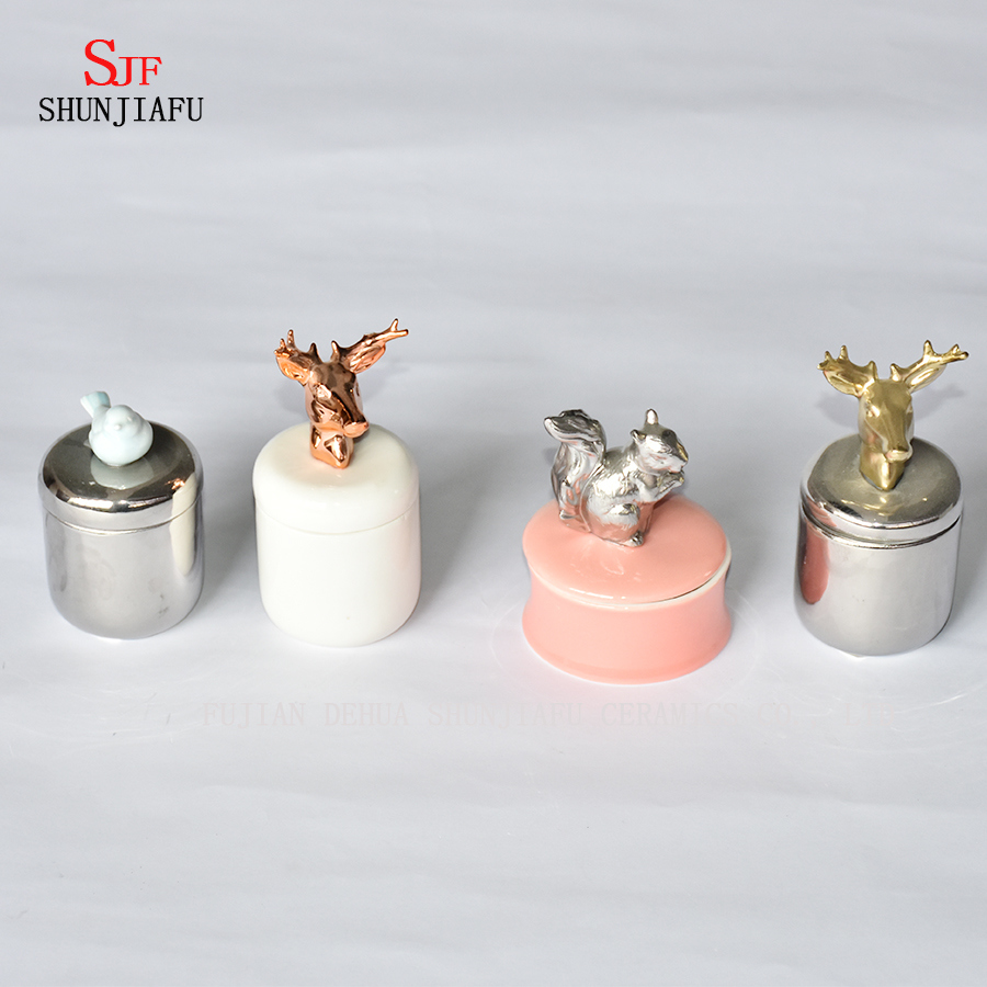 Multi-style / couleur, bo&icirc;te en c&eacute;ramique, bo&icirc;te &agrave; bijoux