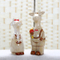 La mariée et le marié de moutons décorations de mariage en céramique modernes / C