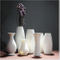 Prix ​​d'usine de gros divers élégant vase en porcelaine en céramique blanche