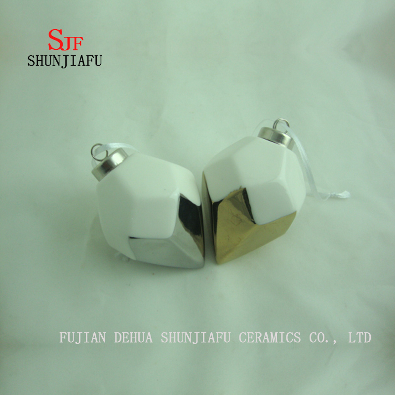 D&eacute;corations de No&euml;l Festival Party Gifts Arbre / Fen&ecirc;tre Suspendus D&eacute;cor, Galvanoplastie C&eacute;ramique / A