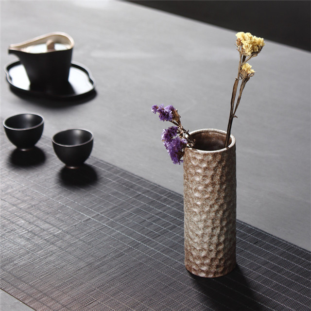 Vente en gros de haute qualité vitré décor à la maison décoration moderne vase à fleurs en céramique