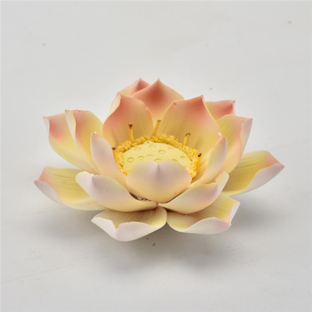 Personnalisé En Gros Décor À La Maison En Porcelaine Statue Artisanat À La Main Figurine Fleur En Céramique Porcelaine Fleurs
