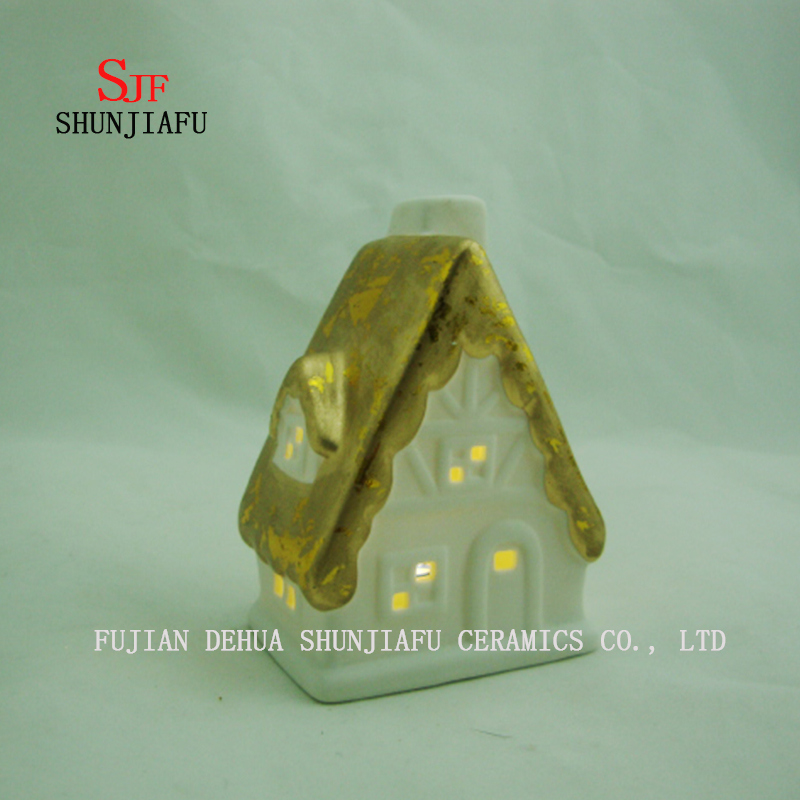 Petite Maison Bougeoirs Light House - Bougeoir en c&eacute;ramique - H