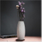 Prix ​​d'usine de gros divers élégant vase en porcelaine en céramique blanche