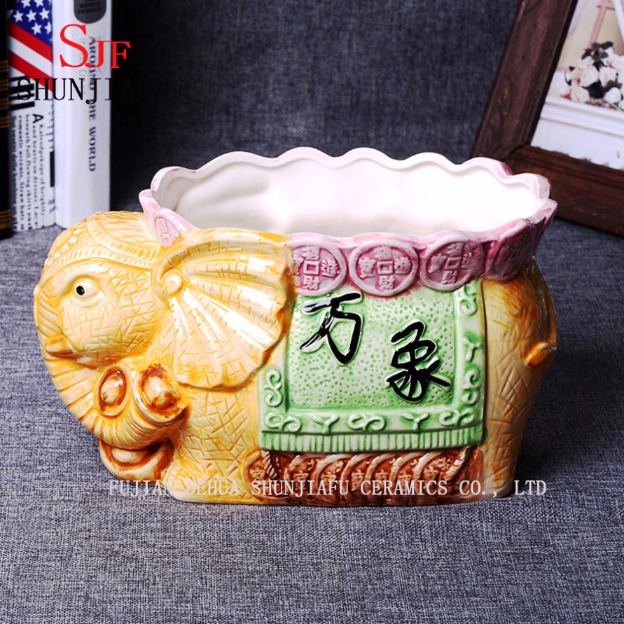 2017 mignon &eacute;l&eacute;phant pot de fleurs plantes succulentes pot de fleurs planteur int&eacute;rieur ext&eacute;rieur