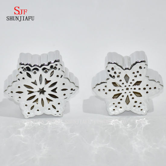 Bougeoir en céramique électrolytique par LED / cadeaux de vacances