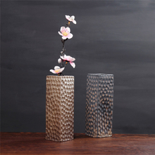 Cadeau promotionnel en gros vitré décor à la maison décoration fleur vase en céramique moderne
